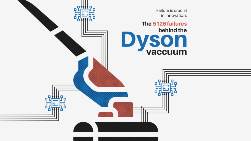 Failure is crucial in innovation: The 5126 failures behind the Dyson vacuum