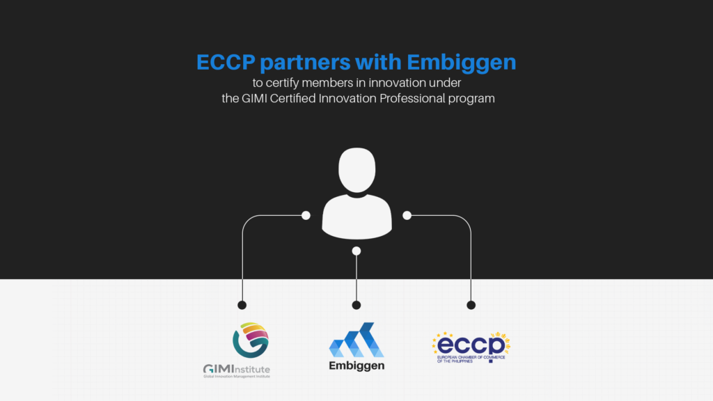 ECCP partners with Embiggen to certify members in innovation under the GIMI Certified Innovation Professional program