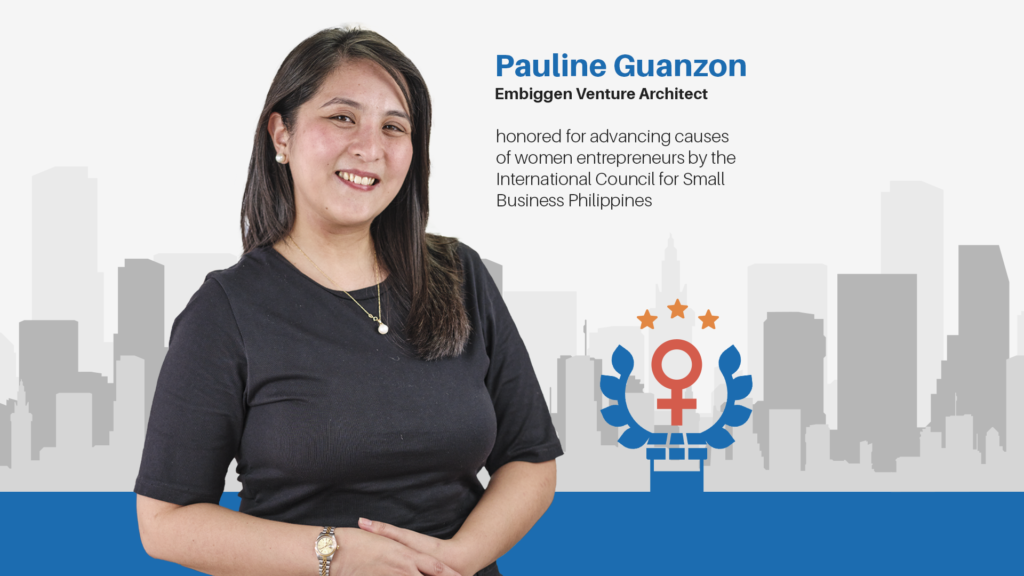 Embiggen Venture Architect Pauline Guanzon honored for advancing causes of women entrepreneurs